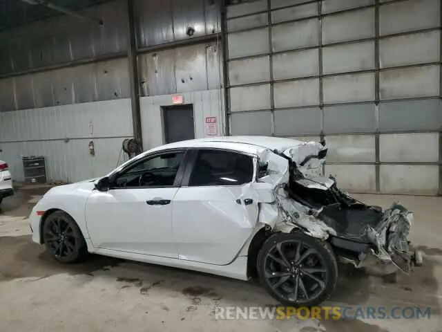 2 Photograph of a damaged car 19XFC2F86KE002856 HONDA CIVIC 2019