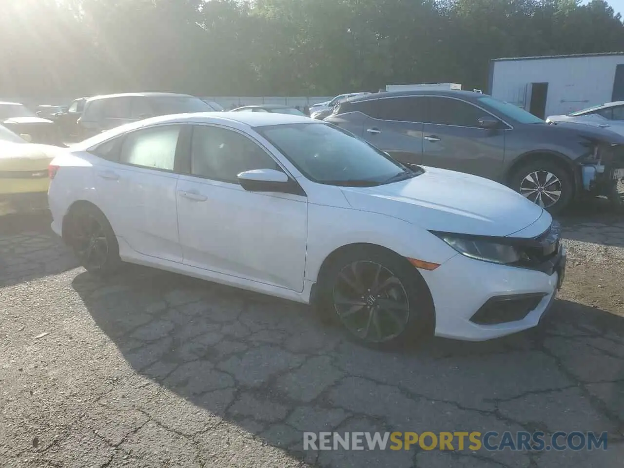 4 Photograph of a damaged car 19XFC2F86KE005255 HONDA CIVIC 2019
