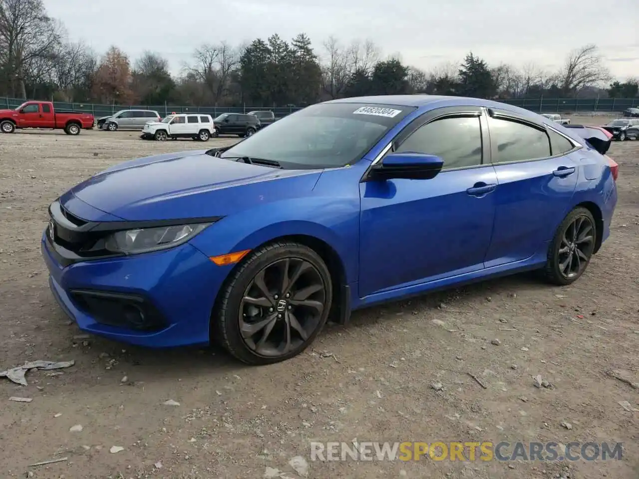 1 Photograph of a damaged car 19XFC2F86KE029703 HONDA CIVIC 2019