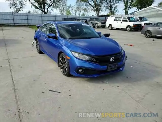 11 Photograph of a damaged car 19XFC2F86KE210543 HONDA CIVIC 2019