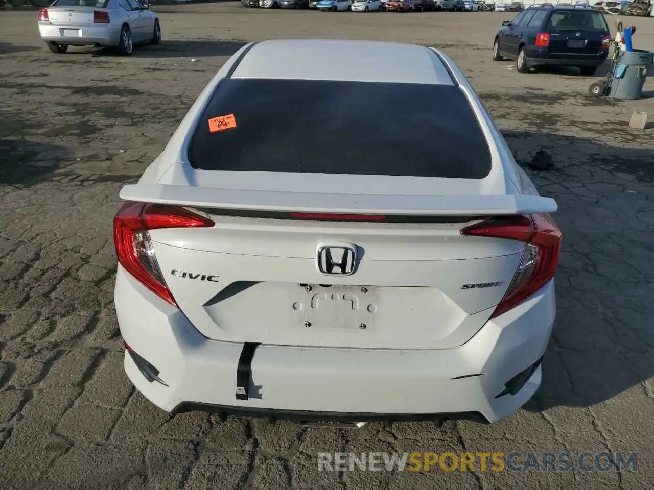 6 Photograph of a damaged car 19XFC2F87KE205609 HONDA CIVIC 2019