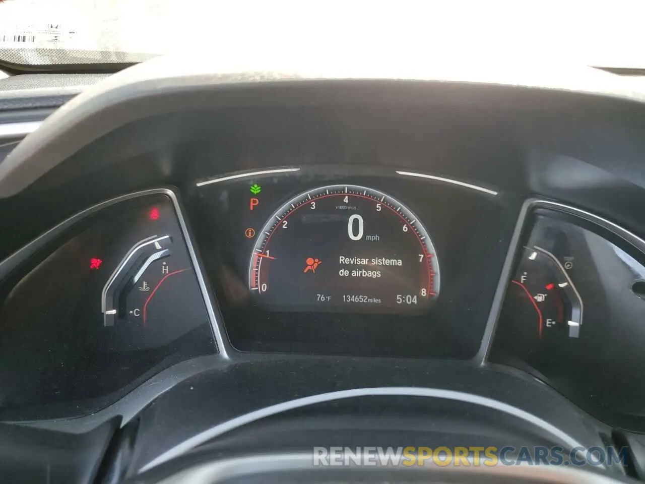 9 Photograph of a damaged car 19XFC2F88KE015317 HONDA CIVIC 2019