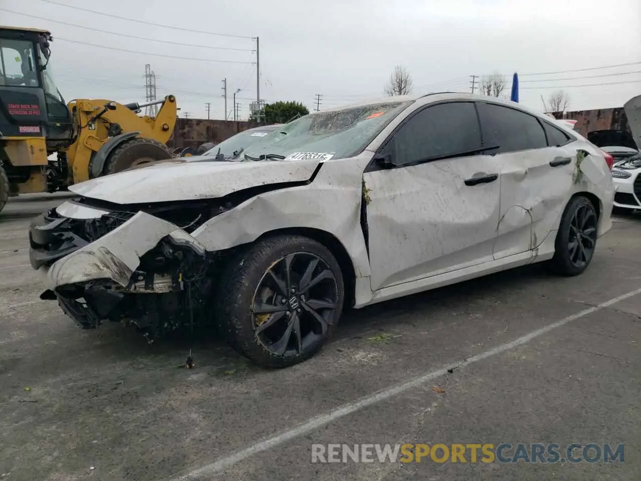 1 Photograph of a damaged car 19XFC2F88KE017830 HONDA CIVIC 2019