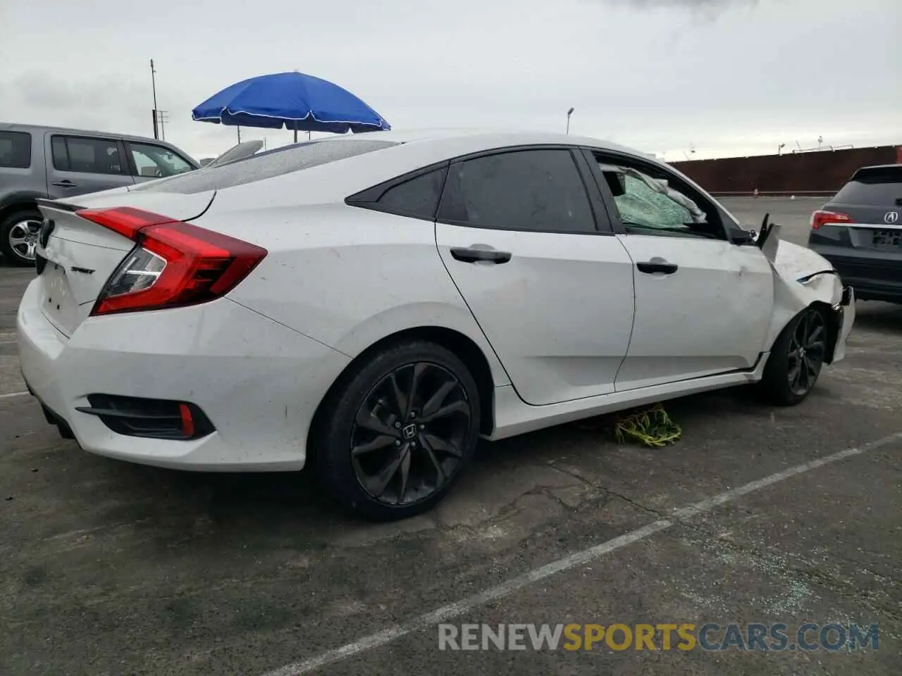 3 Photograph of a damaged car 19XFC2F88KE017830 HONDA CIVIC 2019