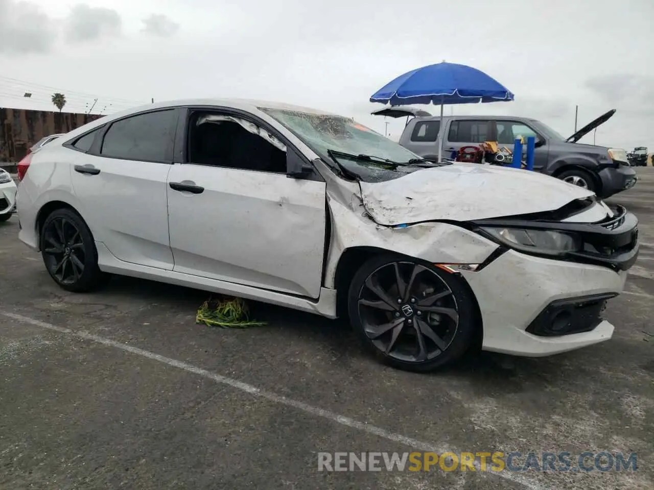 4 Photograph of a damaged car 19XFC2F88KE017830 HONDA CIVIC 2019