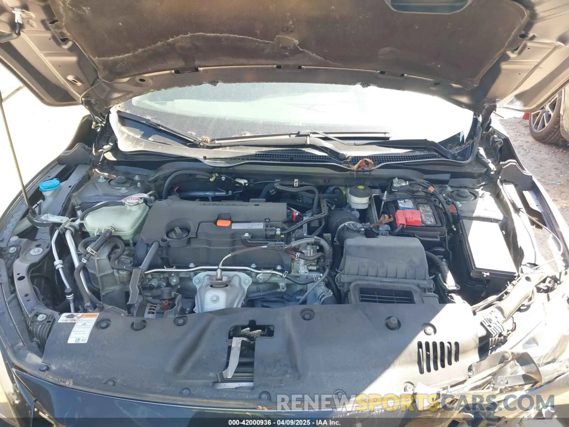 10 Photograph of a damaged car 19XFC2F88KE028035 HONDA CIVIC 2019