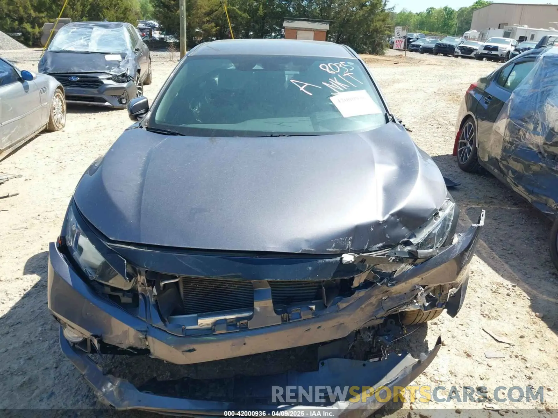 11 Photograph of a damaged car 19XFC2F88KE028035 HONDA CIVIC 2019