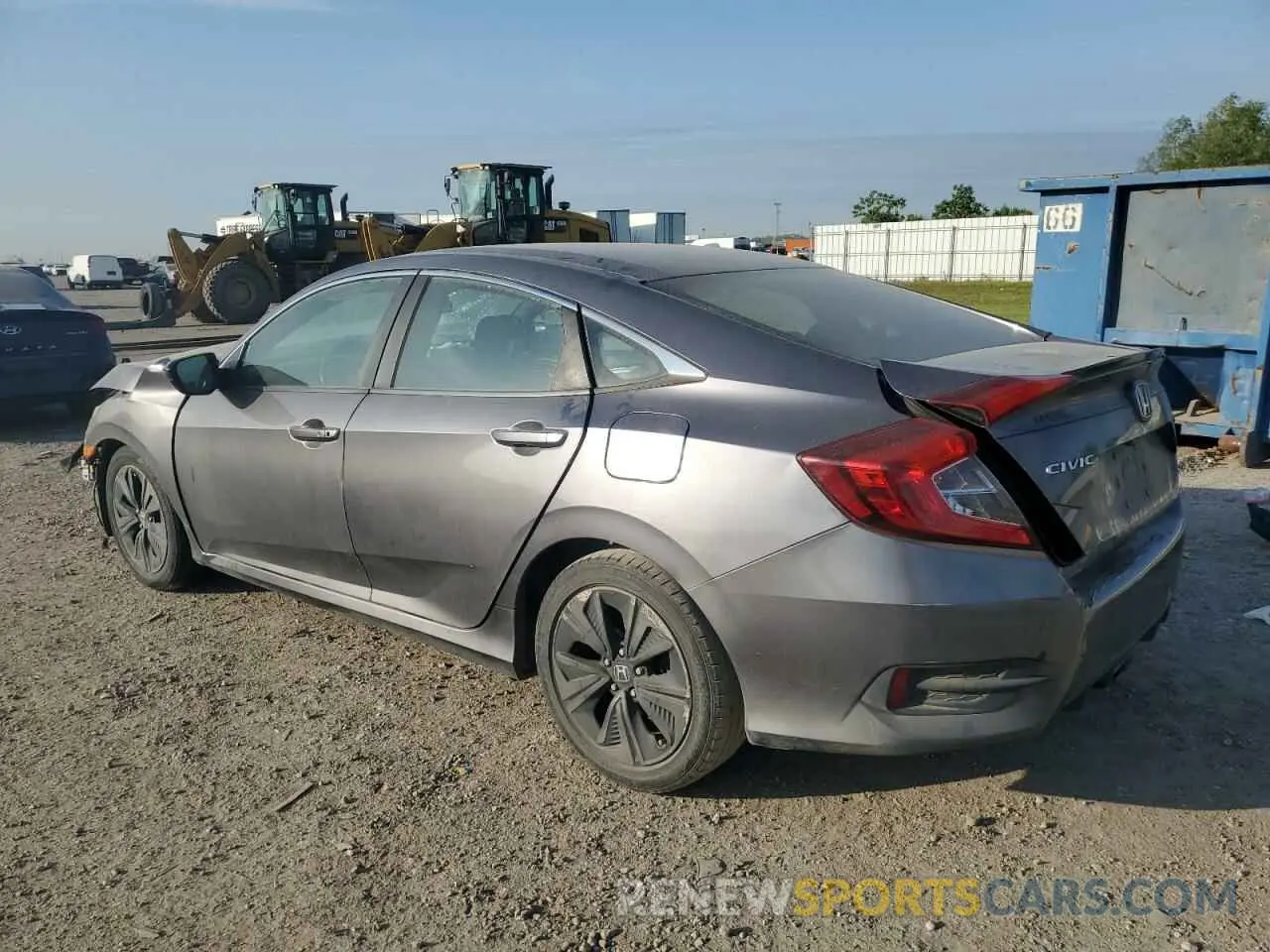 2 Photograph of a damaged car 19XFC2F88KE033848 HONDA CIVIC 2019