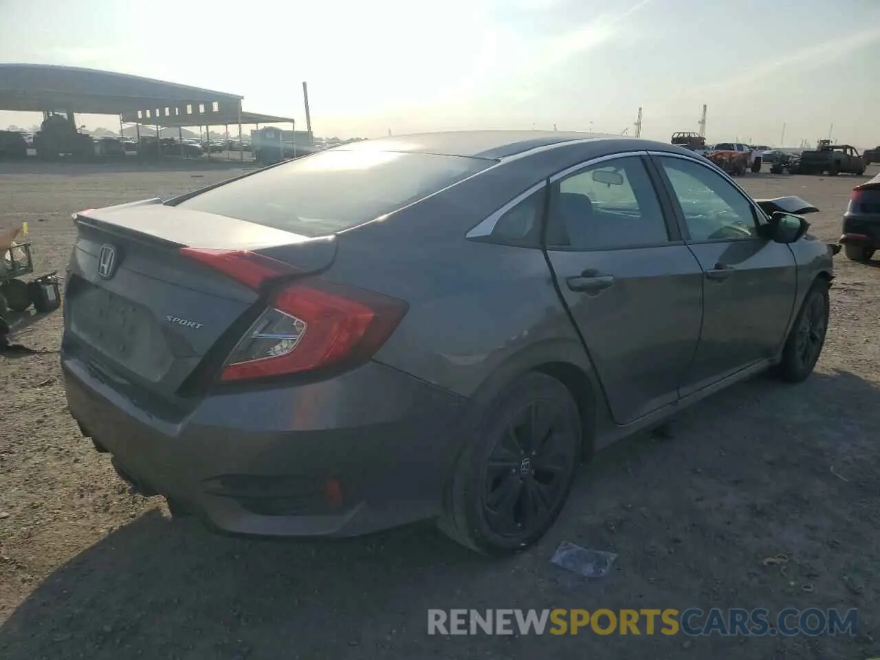 3 Photograph of a damaged car 19XFC2F88KE033848 HONDA CIVIC 2019