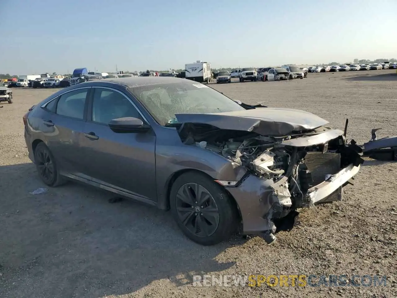 4 Photograph of a damaged car 19XFC2F88KE033848 HONDA CIVIC 2019