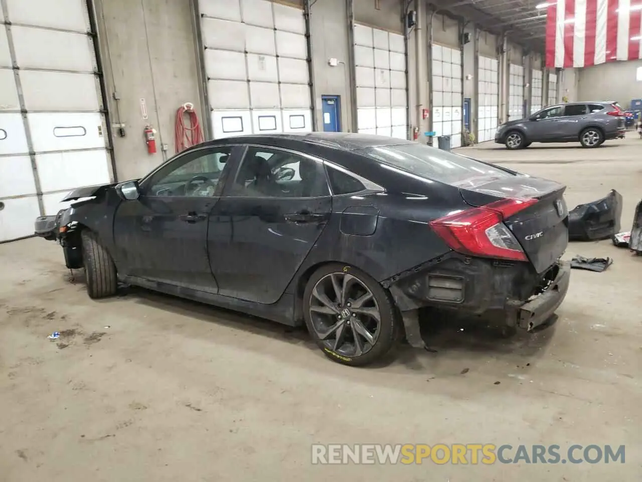 2 Photograph of a damaged car 19XFC2F88KE043702 HONDA CIVIC 2019