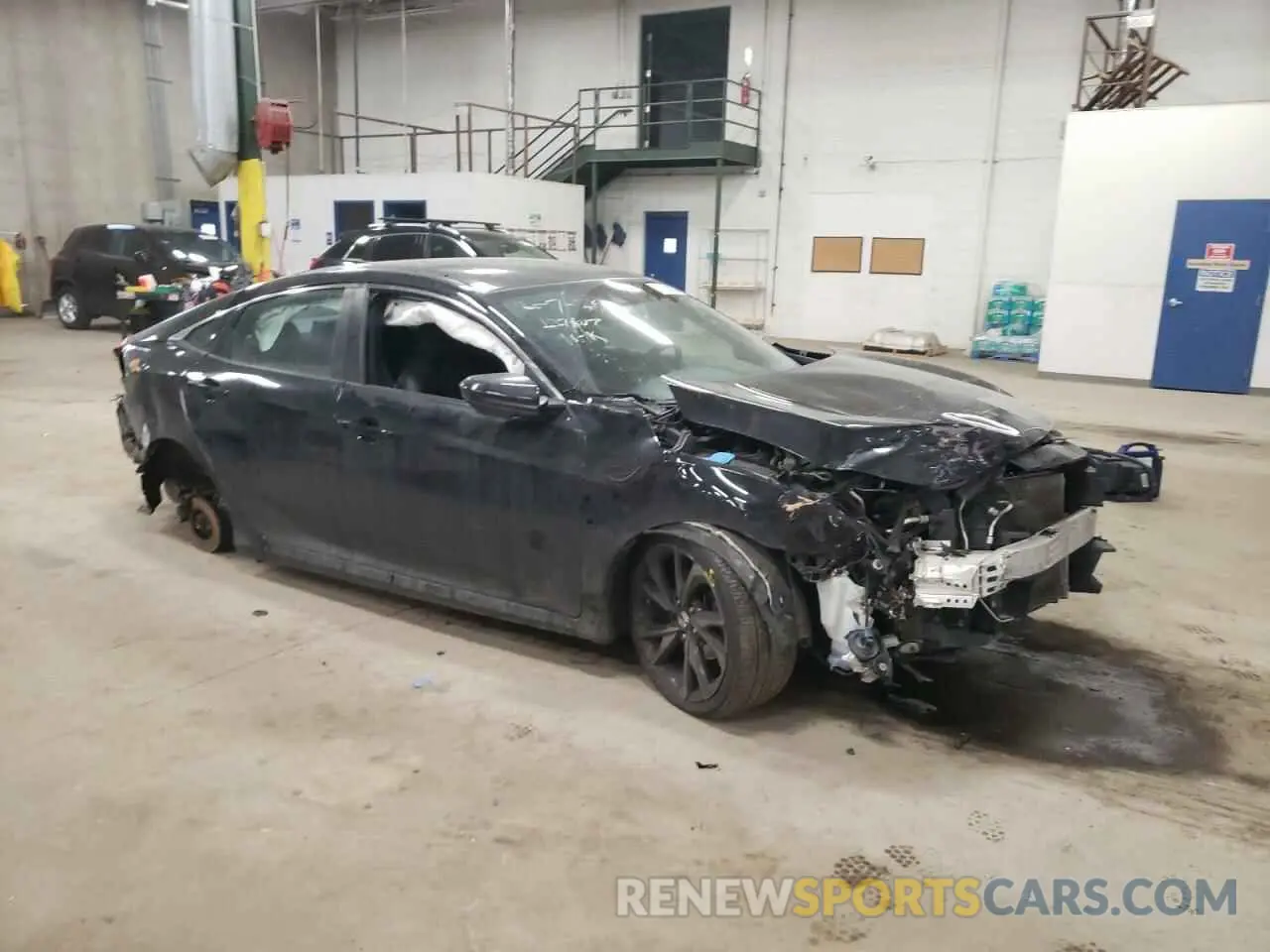 4 Photograph of a damaged car 19XFC2F88KE043702 HONDA CIVIC 2019