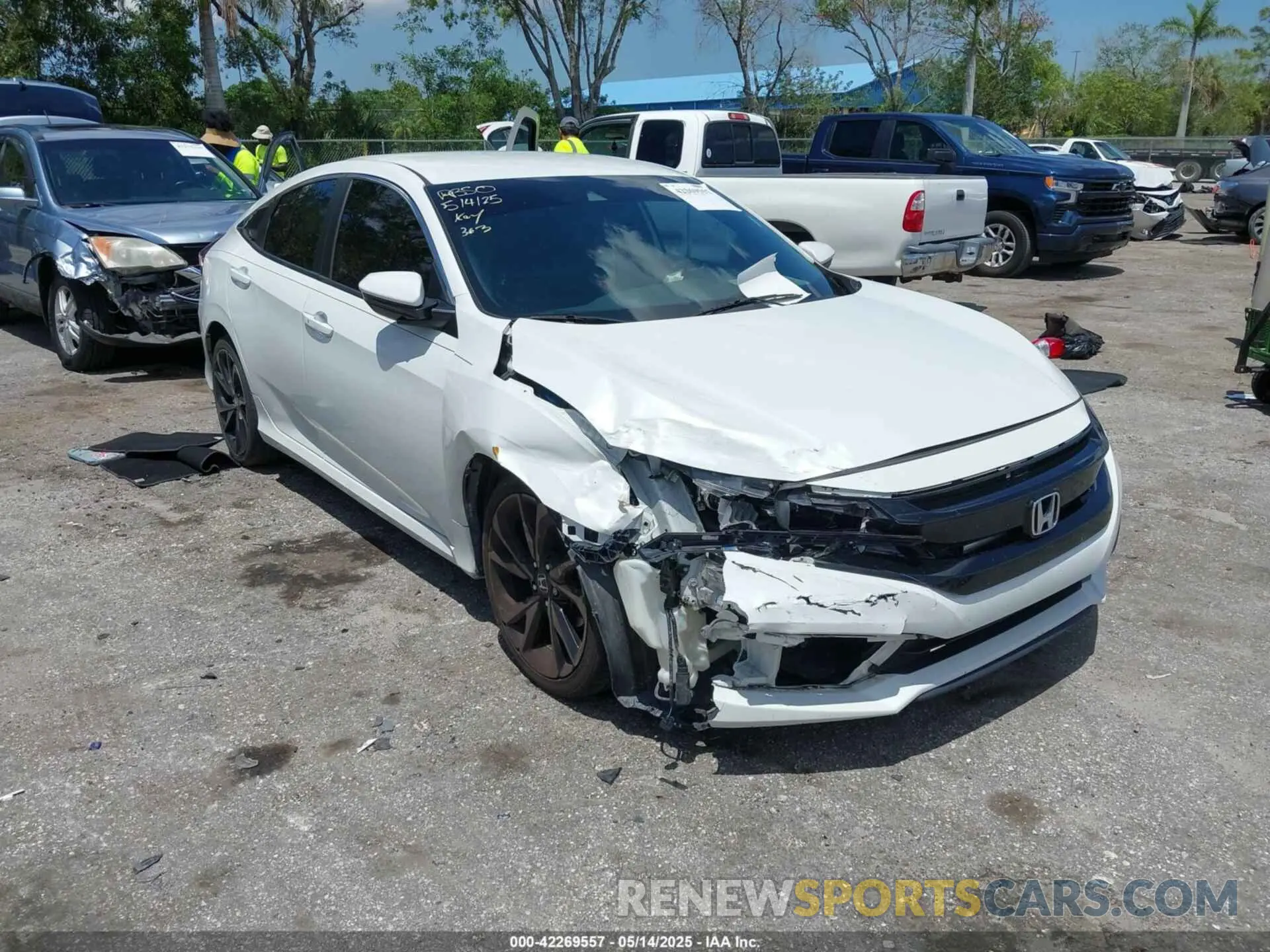 6 Photograph of a damaged car 19XFC2F88KE047720 HONDA CIVIC 2019