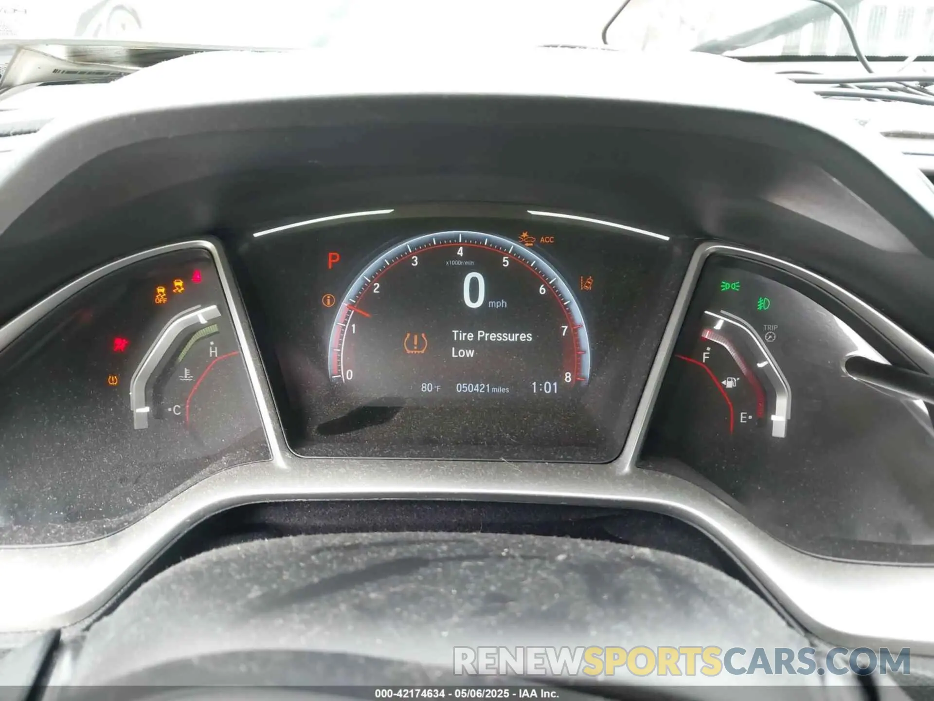 7 Photograph of a damaged car 19XFC2F88KE050780 HONDA CIVIC 2019