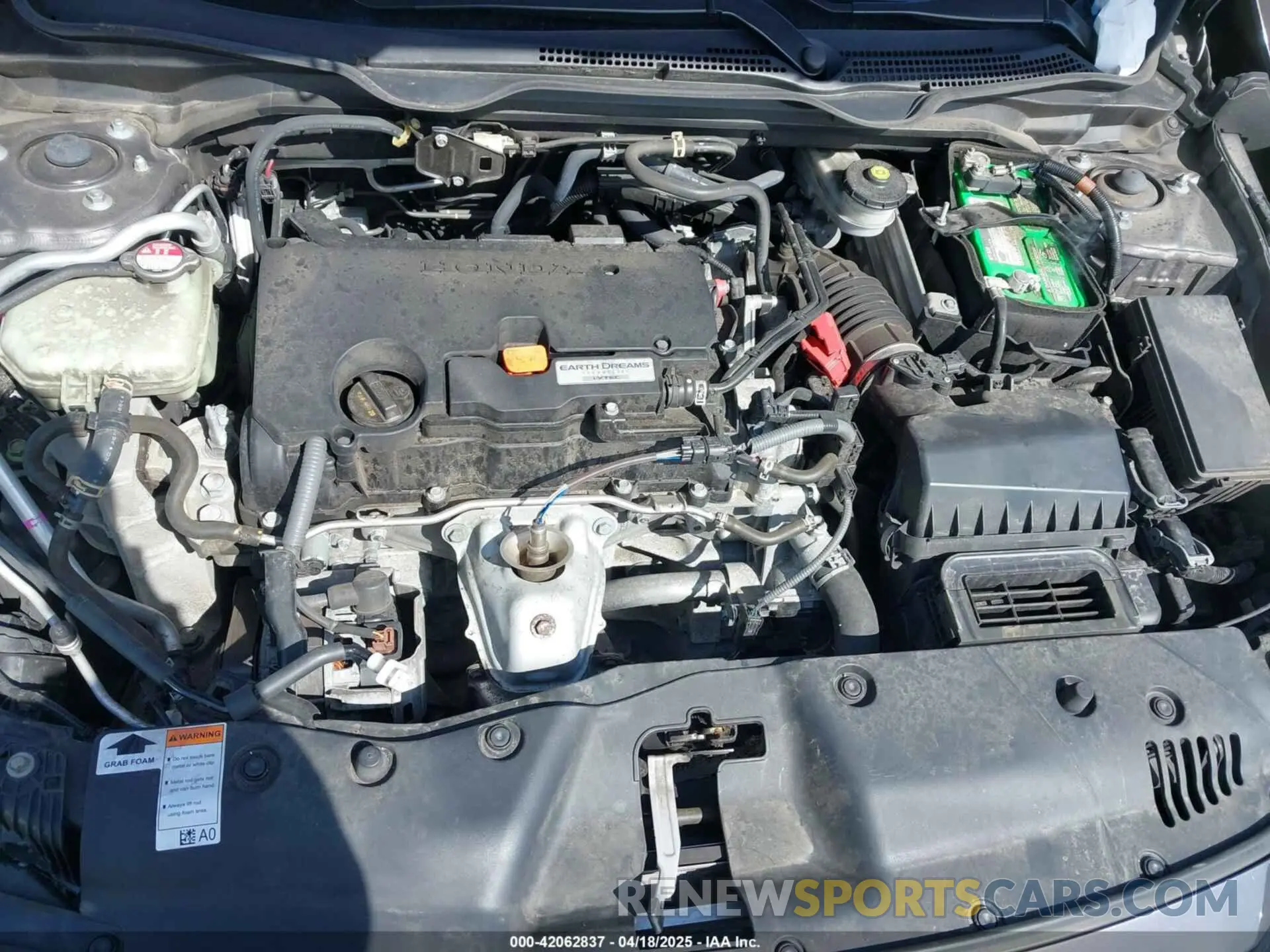 10 Photograph of a damaged car 19XFC2F88KE208342 HONDA CIVIC 2019