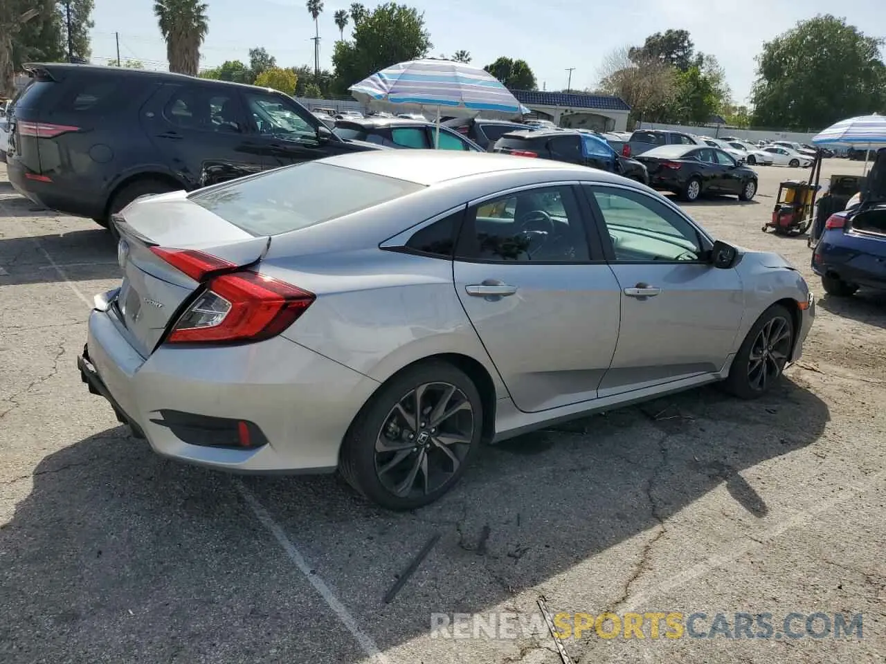 3 Photograph of a damaged car 19XFC2F88KE211189 HONDA CIVIC 2019