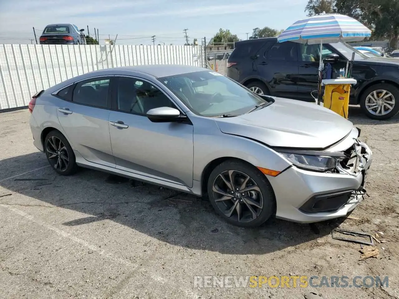 4 Photograph of a damaged car 19XFC2F88KE211189 HONDA CIVIC 2019