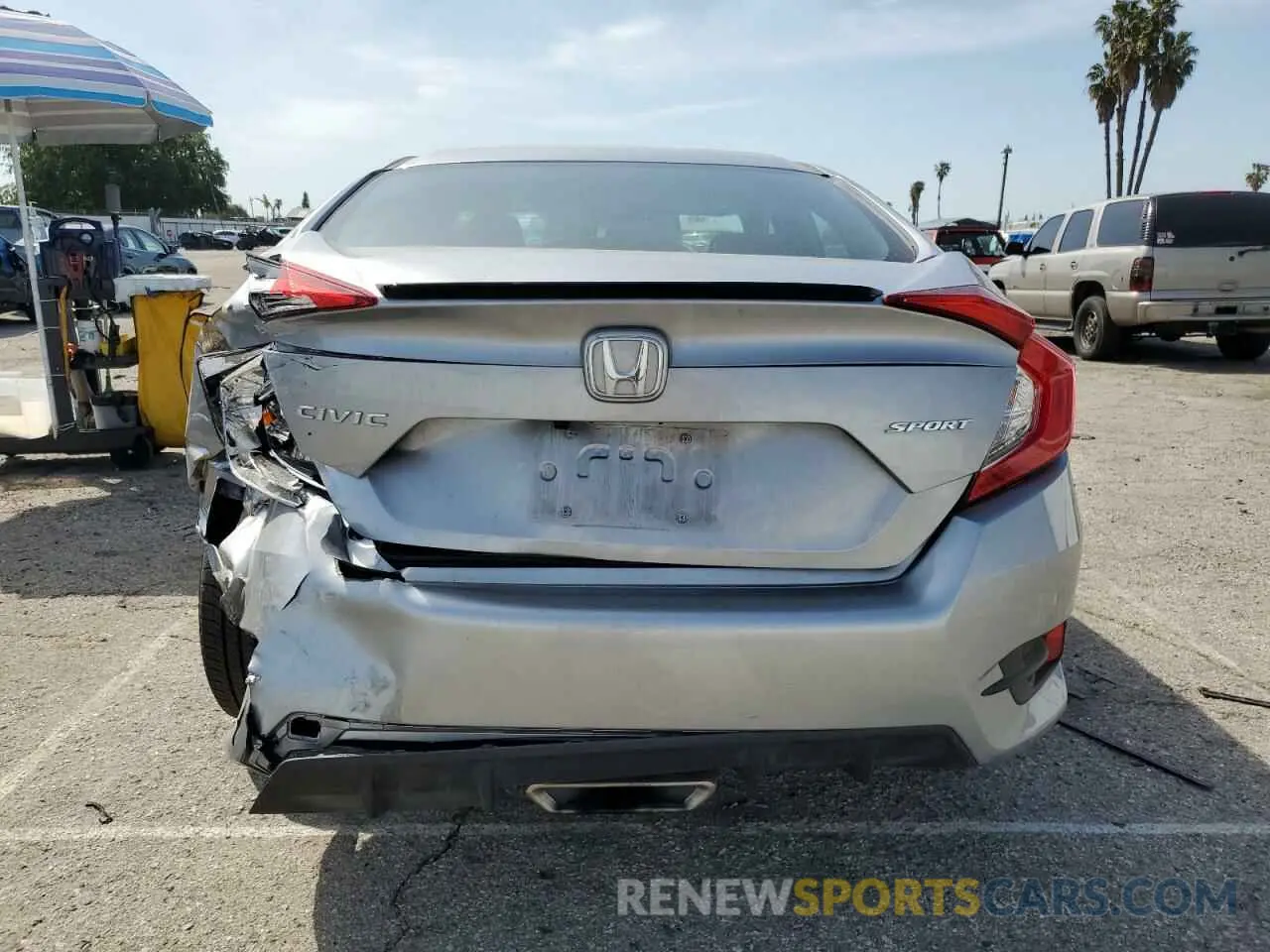 6 Photograph of a damaged car 19XFC2F88KE211189 HONDA CIVIC 2019