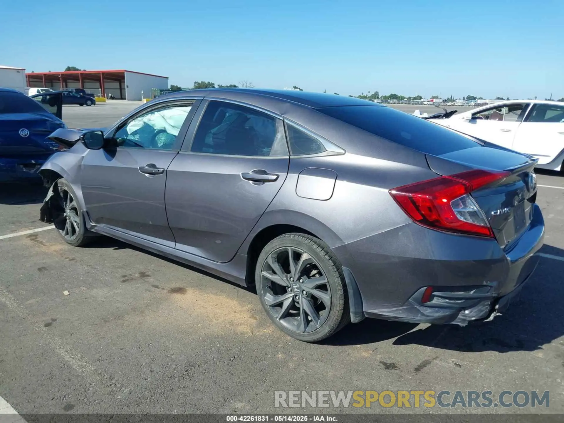 3 Photograph of a damaged car 19XFC2F88KE213279 HONDA CIVIC 2019