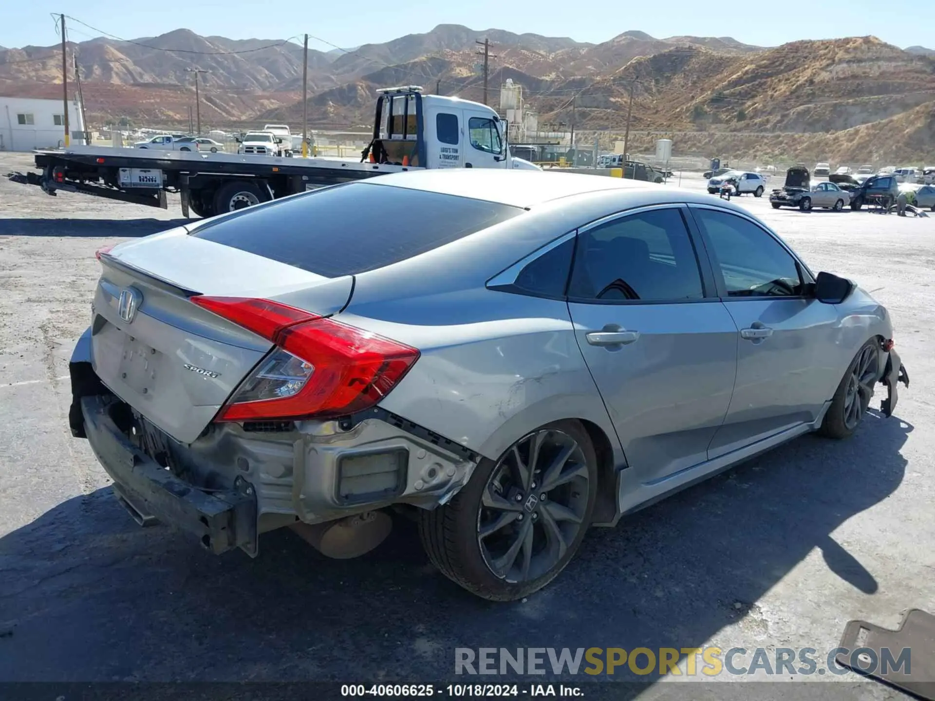 4 Photograph of a damaged car 19XFC2F88KE213377 HONDA CIVIC 2019