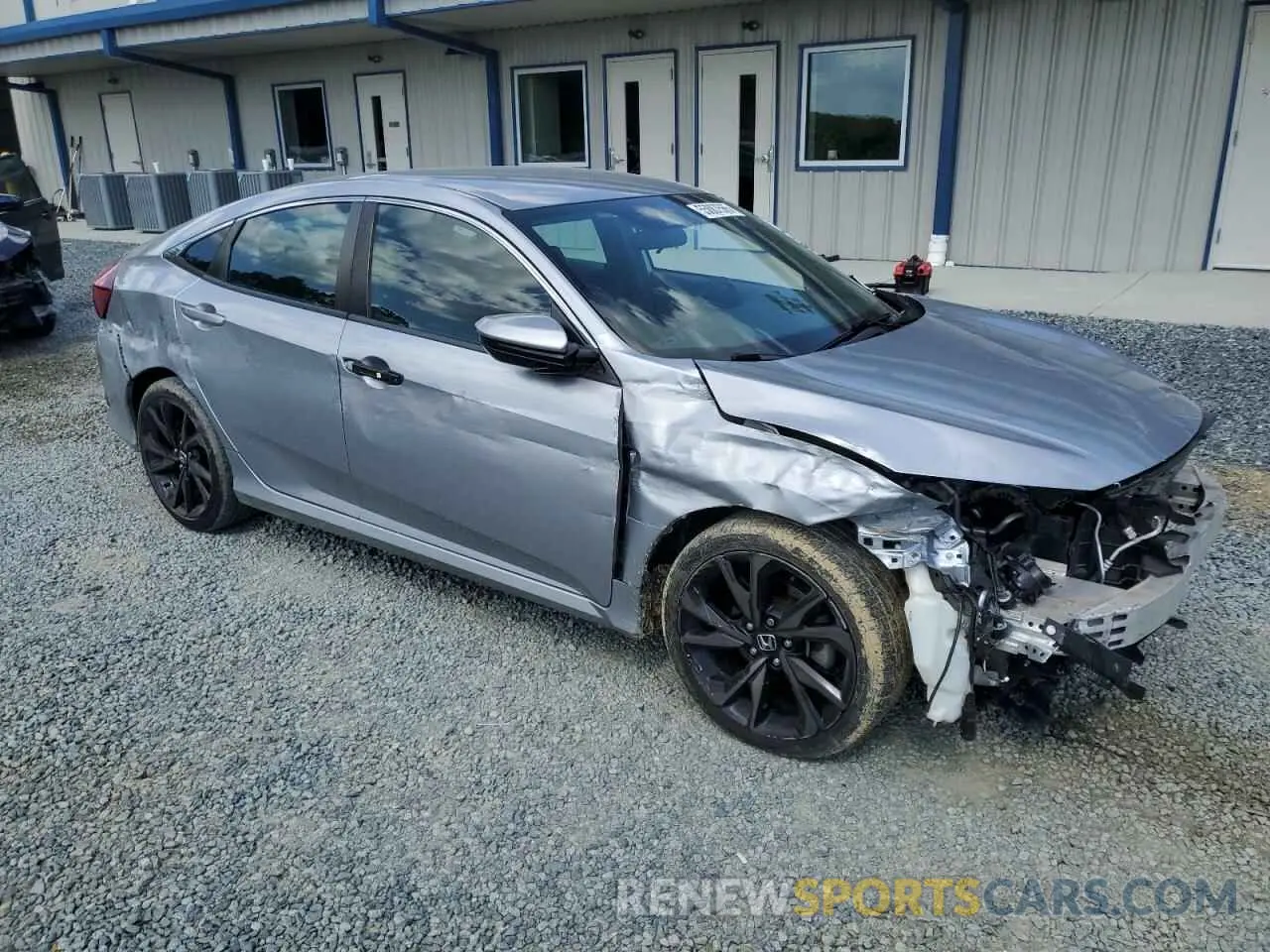 4 Photograph of a damaged car 19XFC2F89KE000308 HONDA CIVIC 2019
