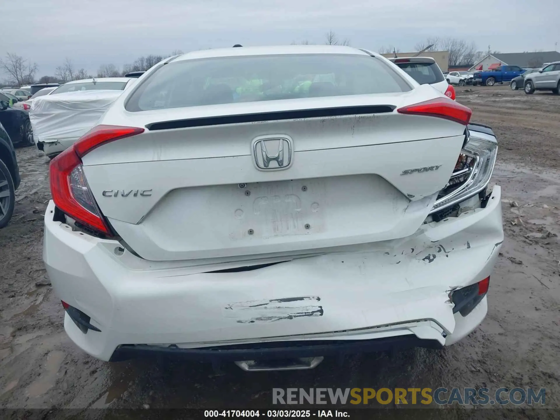 16 Photograph of a damaged car 19XFC2F89KE013334 HONDA CIVIC 2019