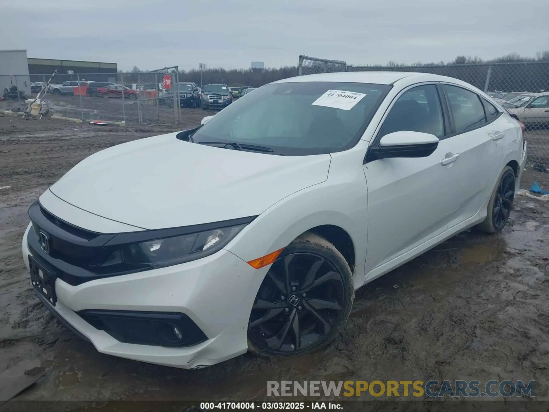 2 Photograph of a damaged car 19XFC2F89KE013334 HONDA CIVIC 2019