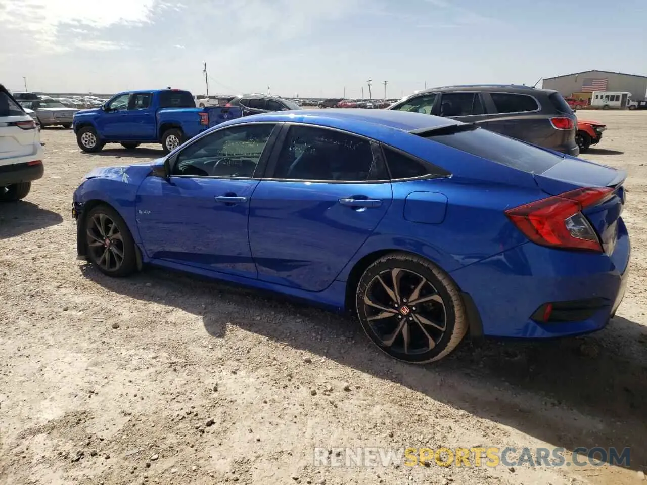 2 Photograph of a damaged car 19XFC2F89KE013799 HONDA CIVIC 2019