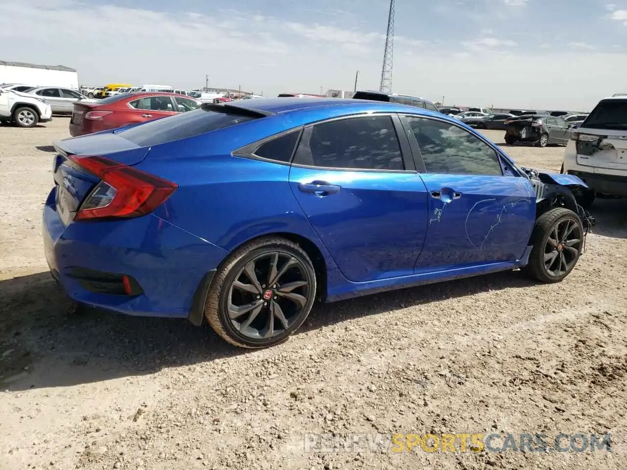 3 Photograph of a damaged car 19XFC2F89KE013799 HONDA CIVIC 2019