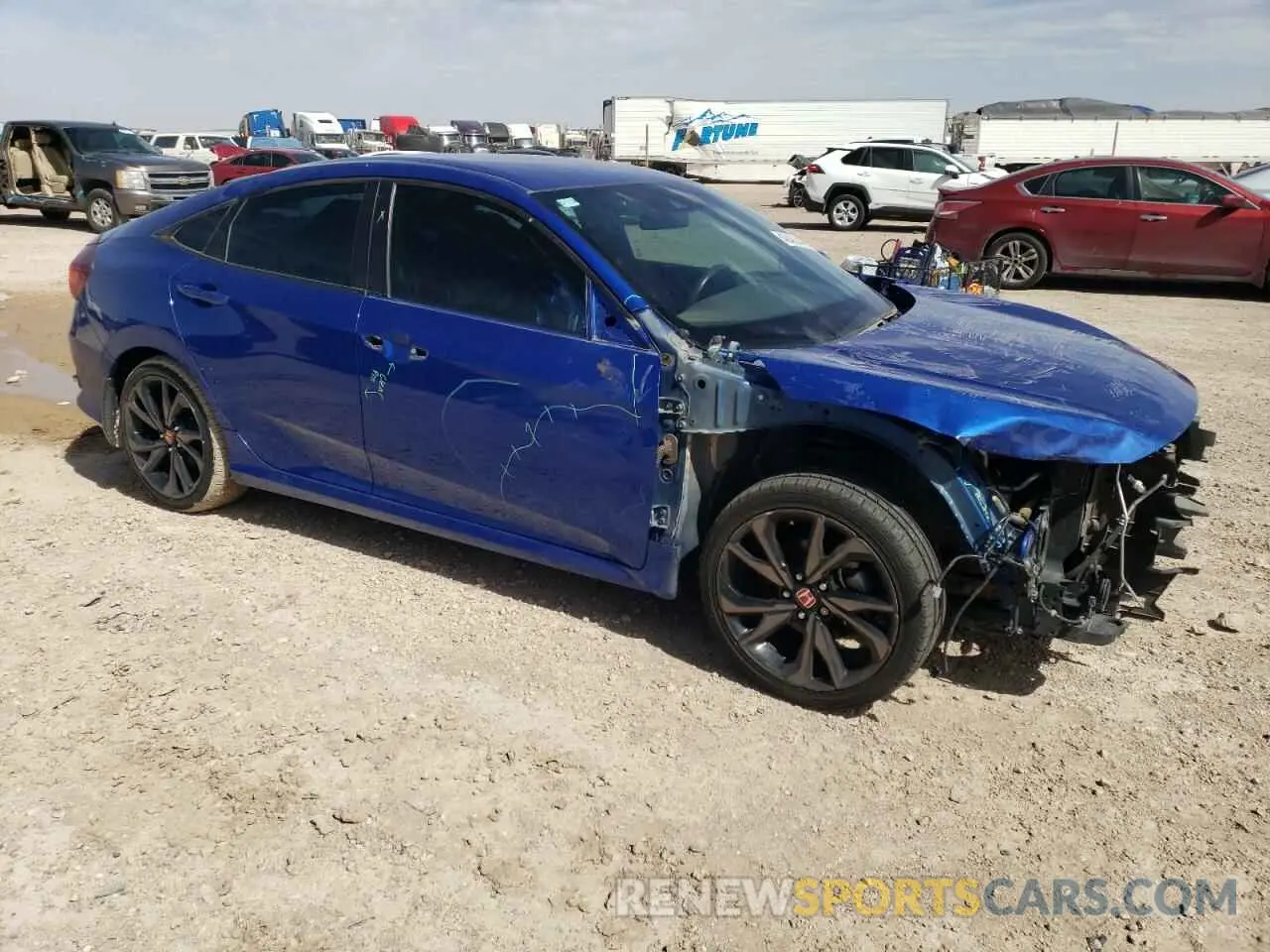 4 Photograph of a damaged car 19XFC2F89KE013799 HONDA CIVIC 2019