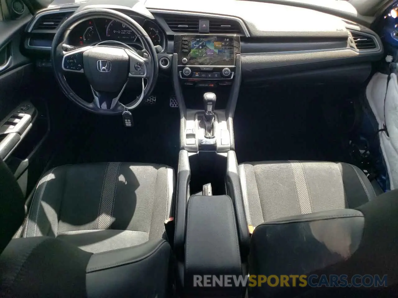 8 Photograph of a damaged car 19XFC2F89KE013799 HONDA CIVIC 2019