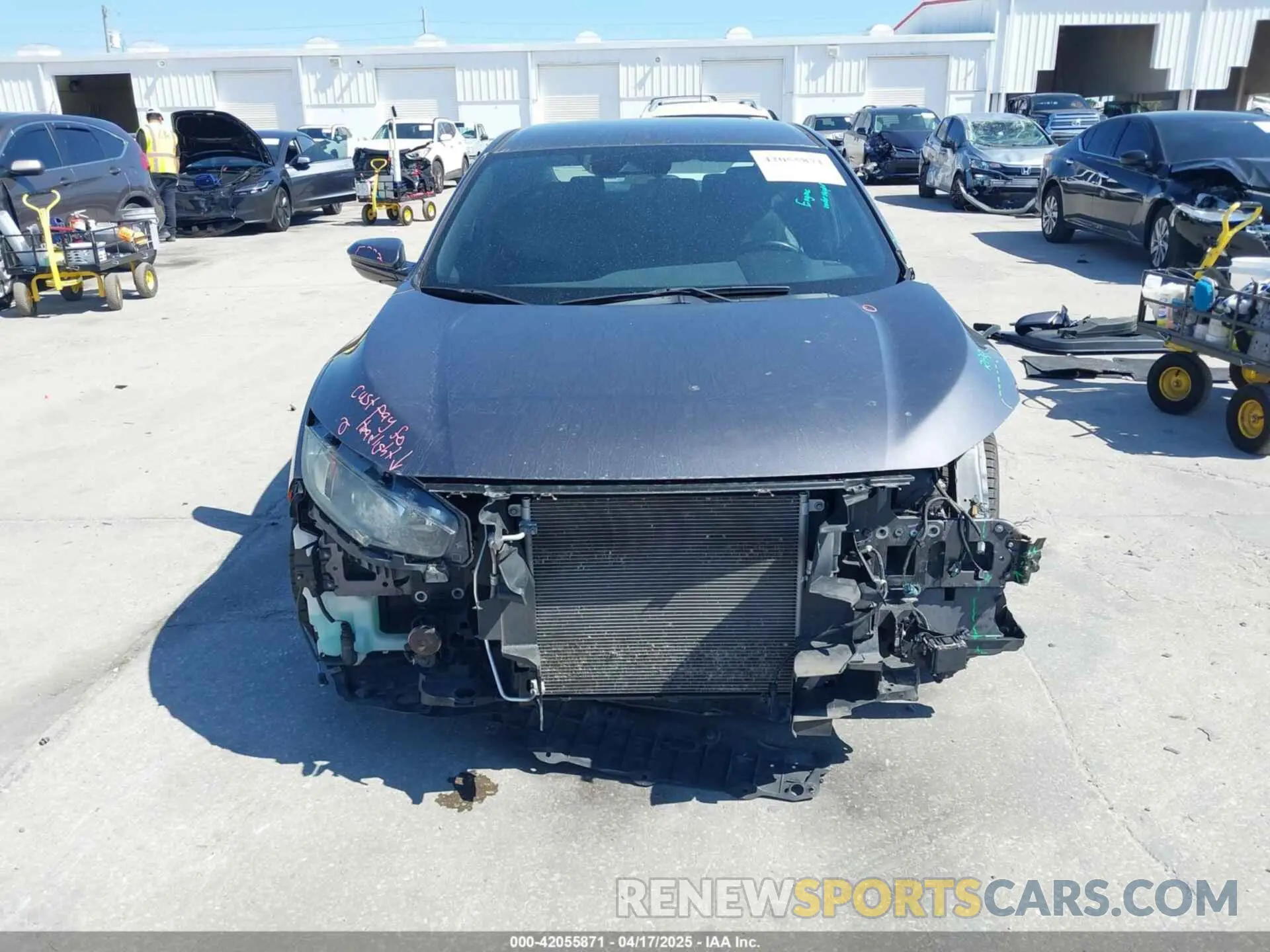 13 Photograph of a damaged car 19XFC2F89KE019683 HONDA CIVIC 2019