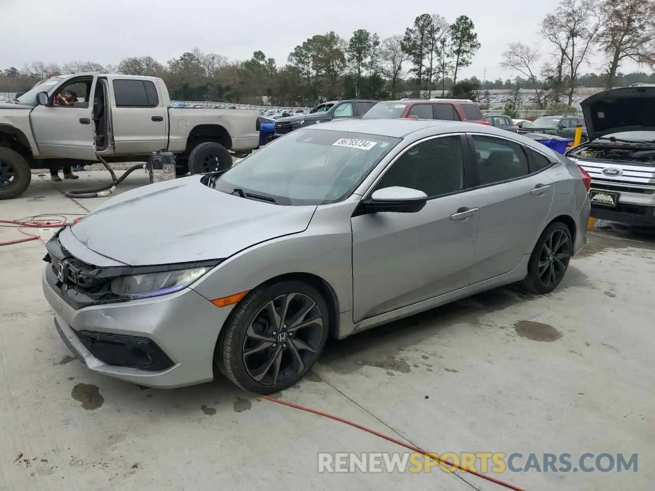 1 Photograph of a damaged car 19XFC2F89KE029033 HONDA CIVIC 2019