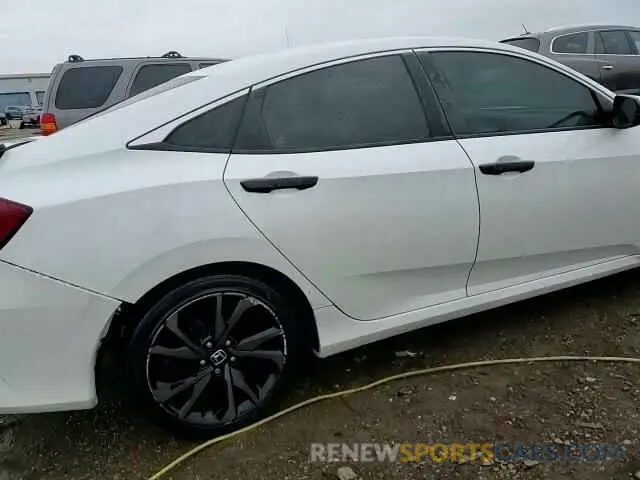 13 Photograph of a damaged car 19XFC2F89KE033258 HONDA CIVIC 2019