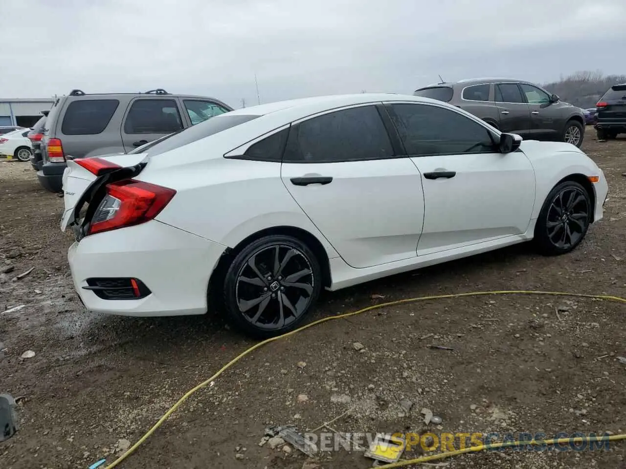 3 Photograph of a damaged car 19XFC2F89KE033258 HONDA CIVIC 2019