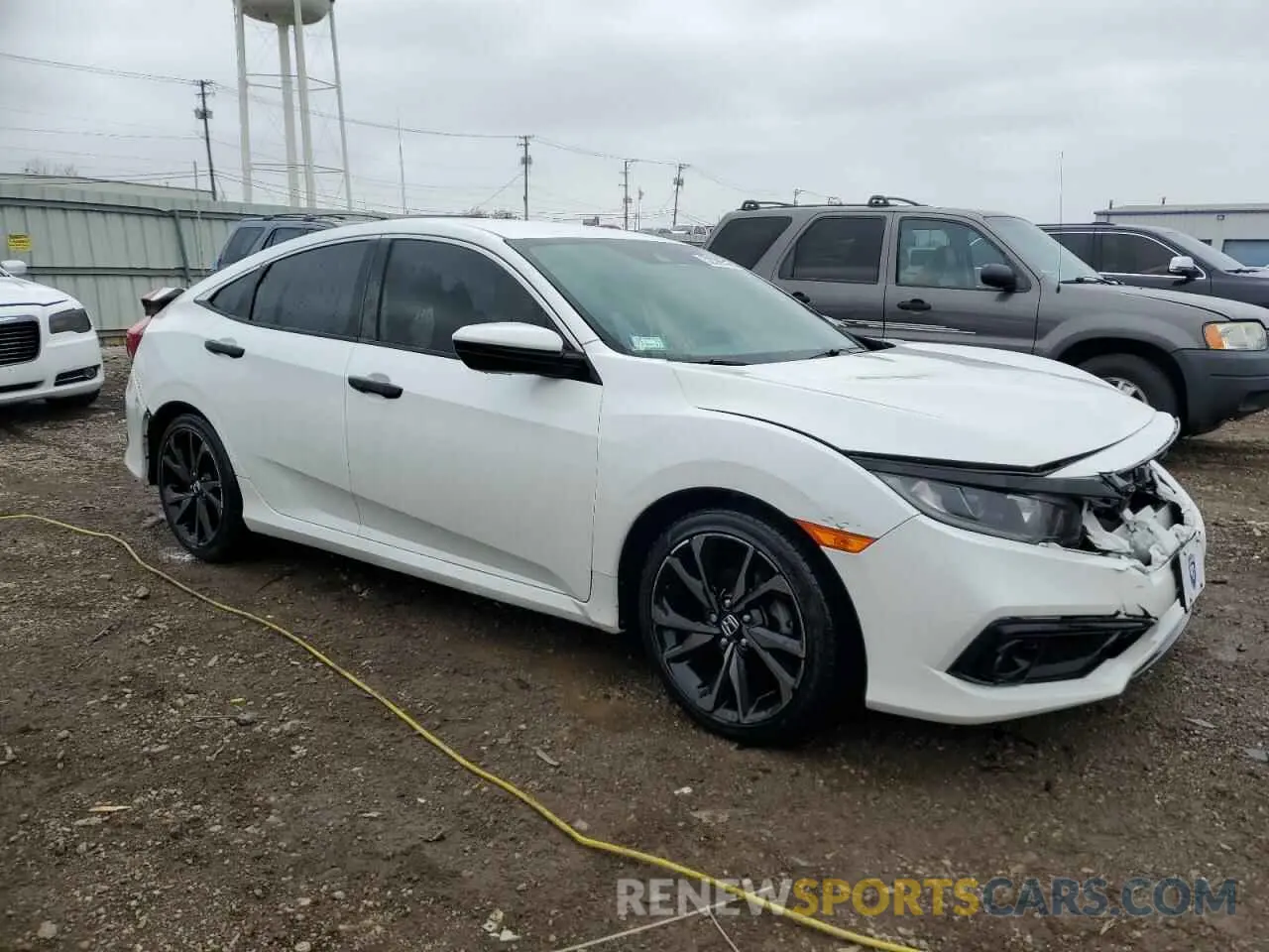 4 Photograph of a damaged car 19XFC2F89KE033258 HONDA CIVIC 2019