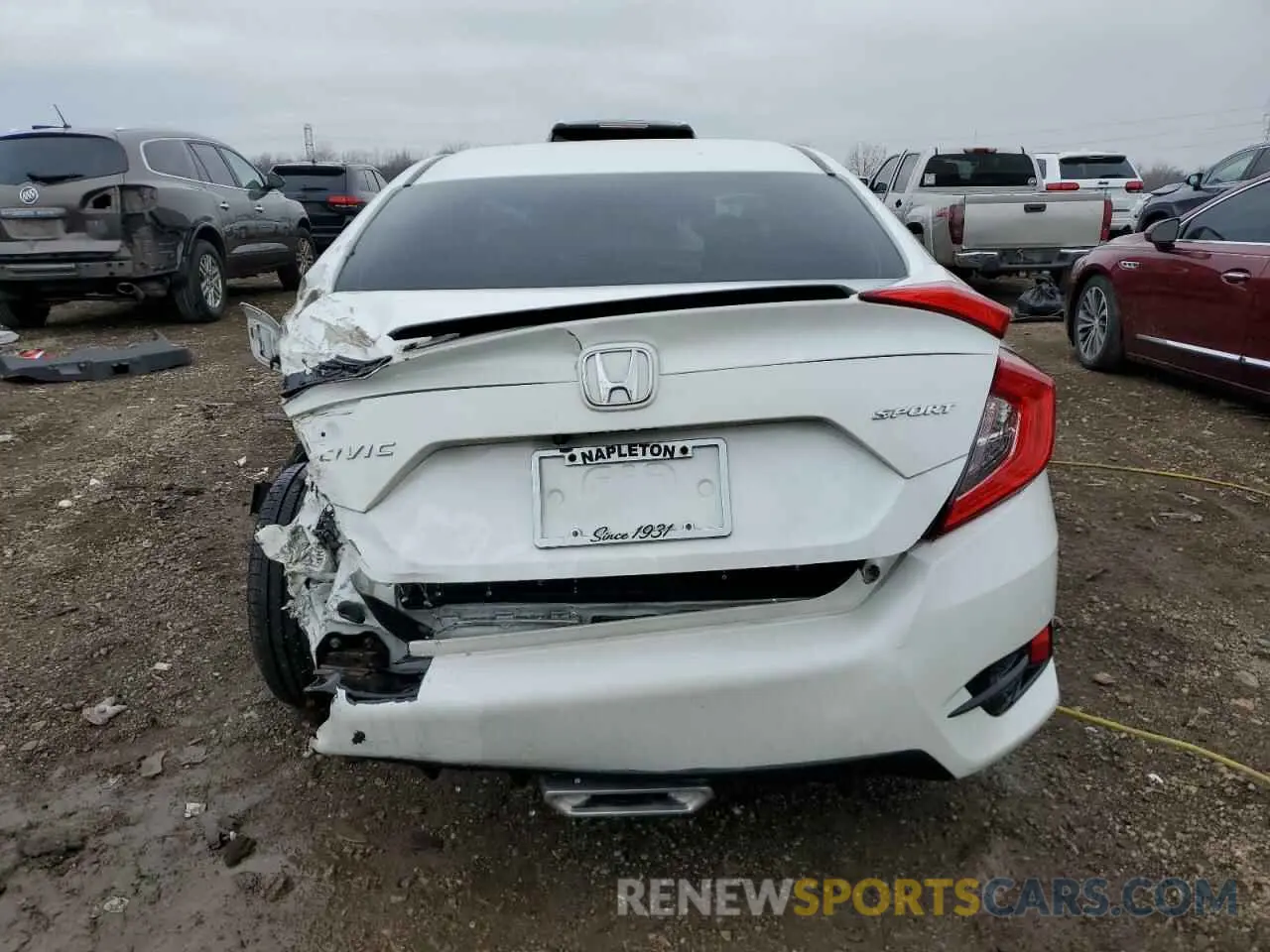 6 Photograph of a damaged car 19XFC2F89KE033258 HONDA CIVIC 2019