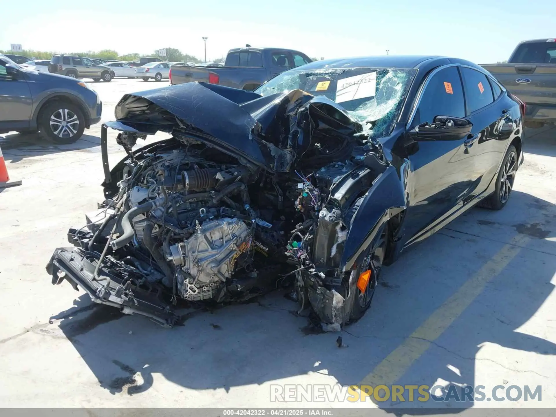 2 Photograph of a damaged car 19XFC2F89KE051016 HONDA CIVIC 2019