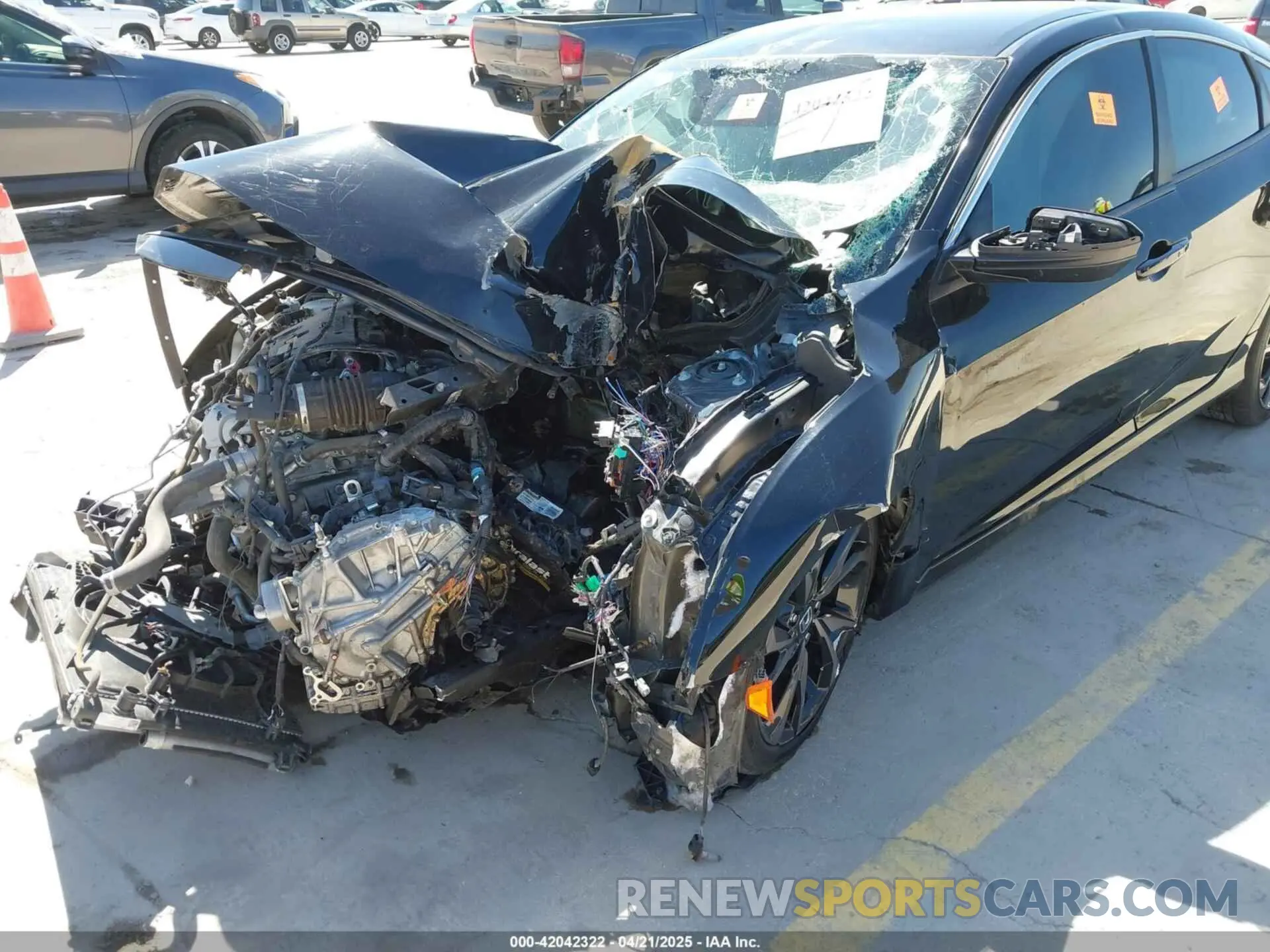 6 Photograph of a damaged car 19XFC2F89KE051016 HONDA CIVIC 2019