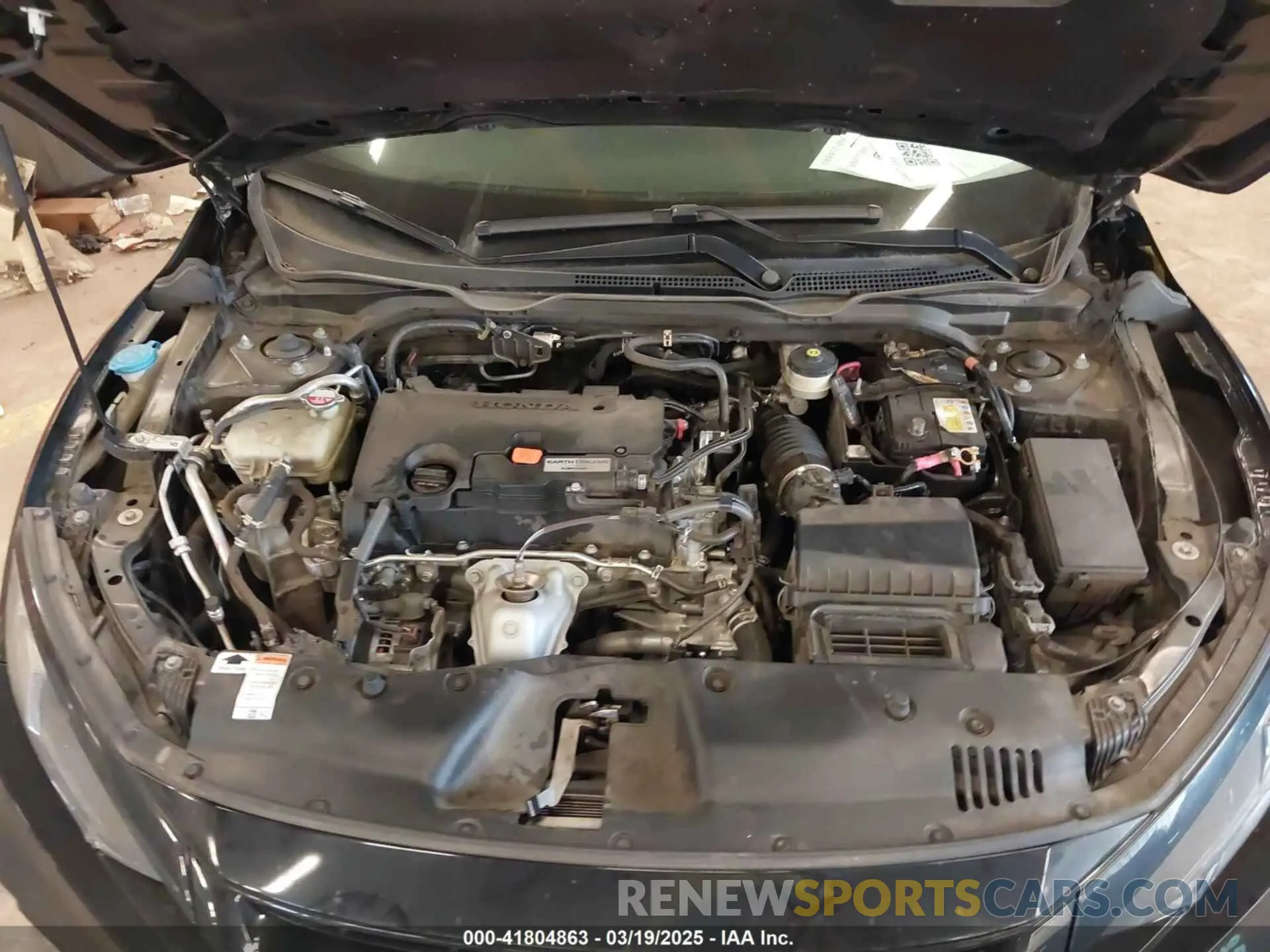 10 Photograph of a damaged car 19XFC2F89KE206213 HONDA CIVIC 2019