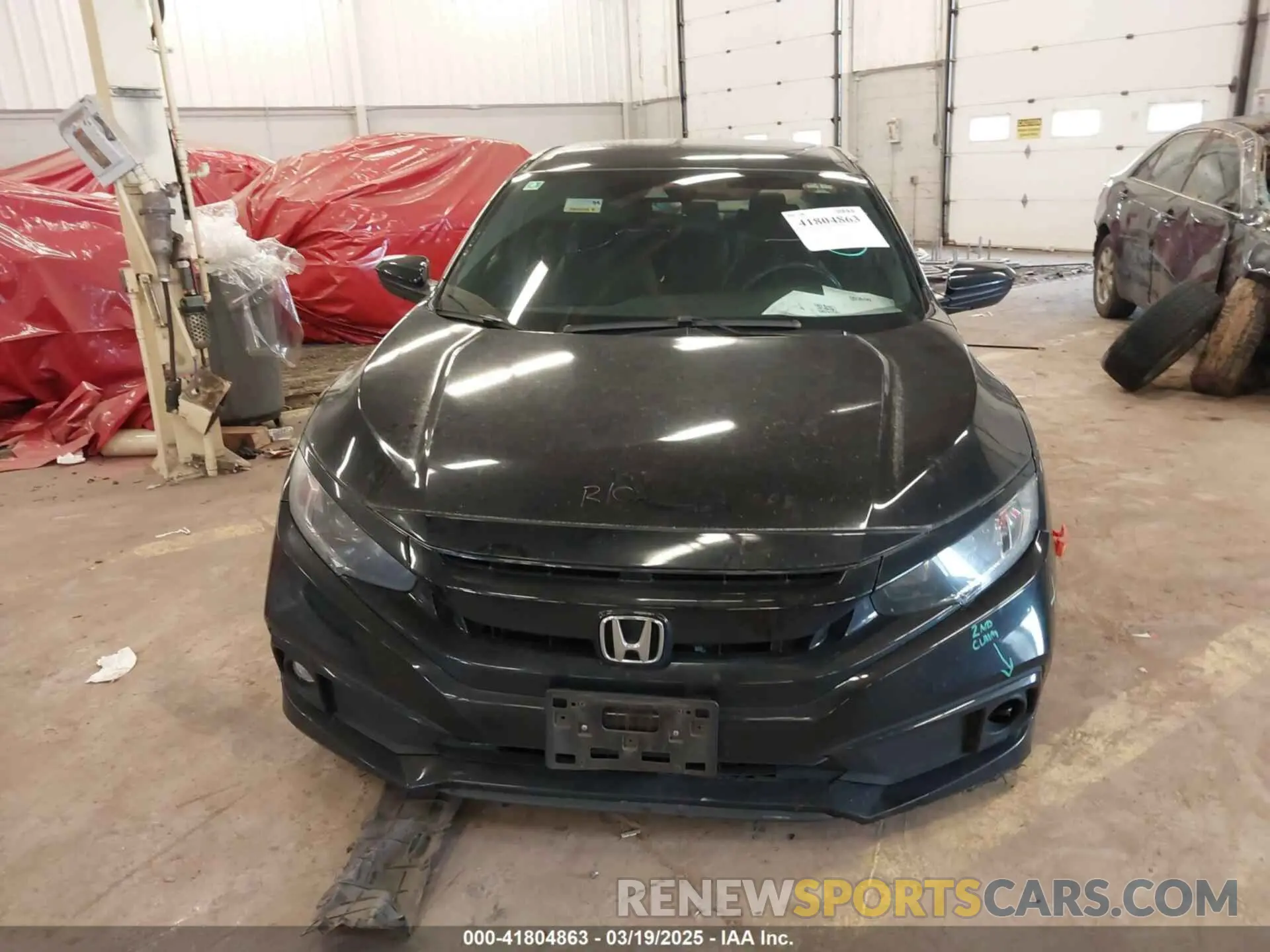 12 Photograph of a damaged car 19XFC2F89KE206213 HONDA CIVIC 2019