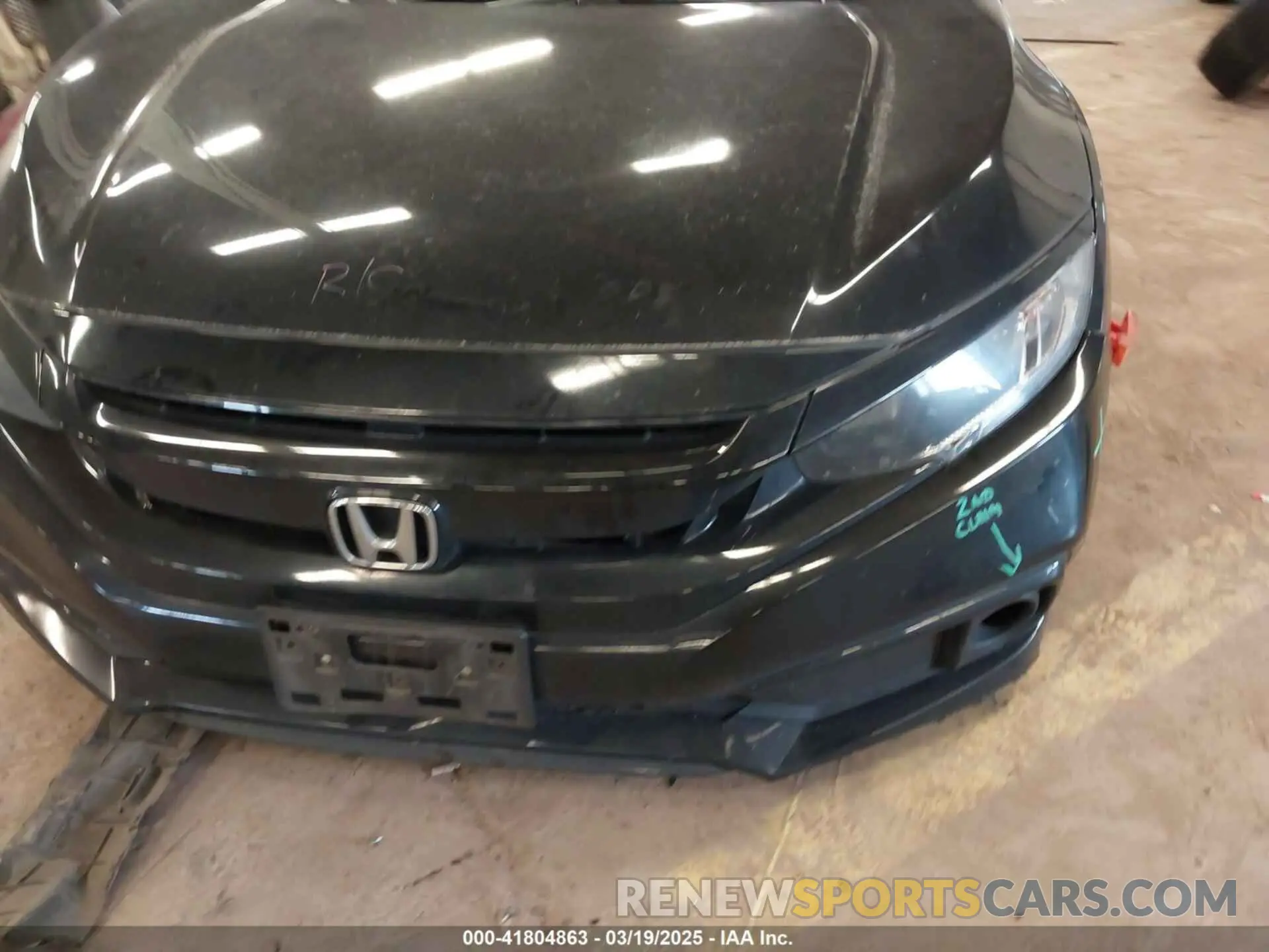 20 Photograph of a damaged car 19XFC2F89KE206213 HONDA CIVIC 2019