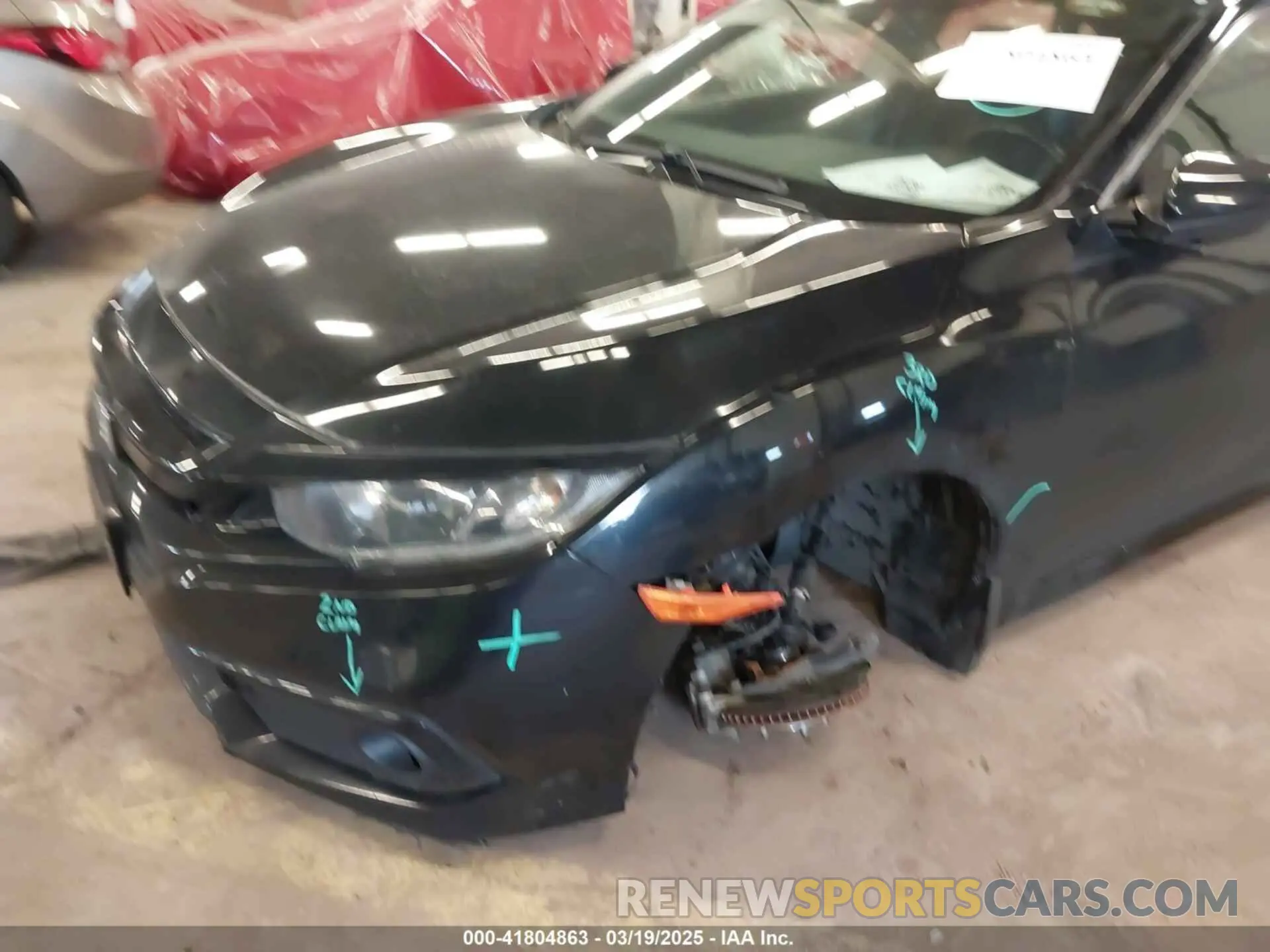 6 Photograph of a damaged car 19XFC2F89KE206213 HONDA CIVIC 2019