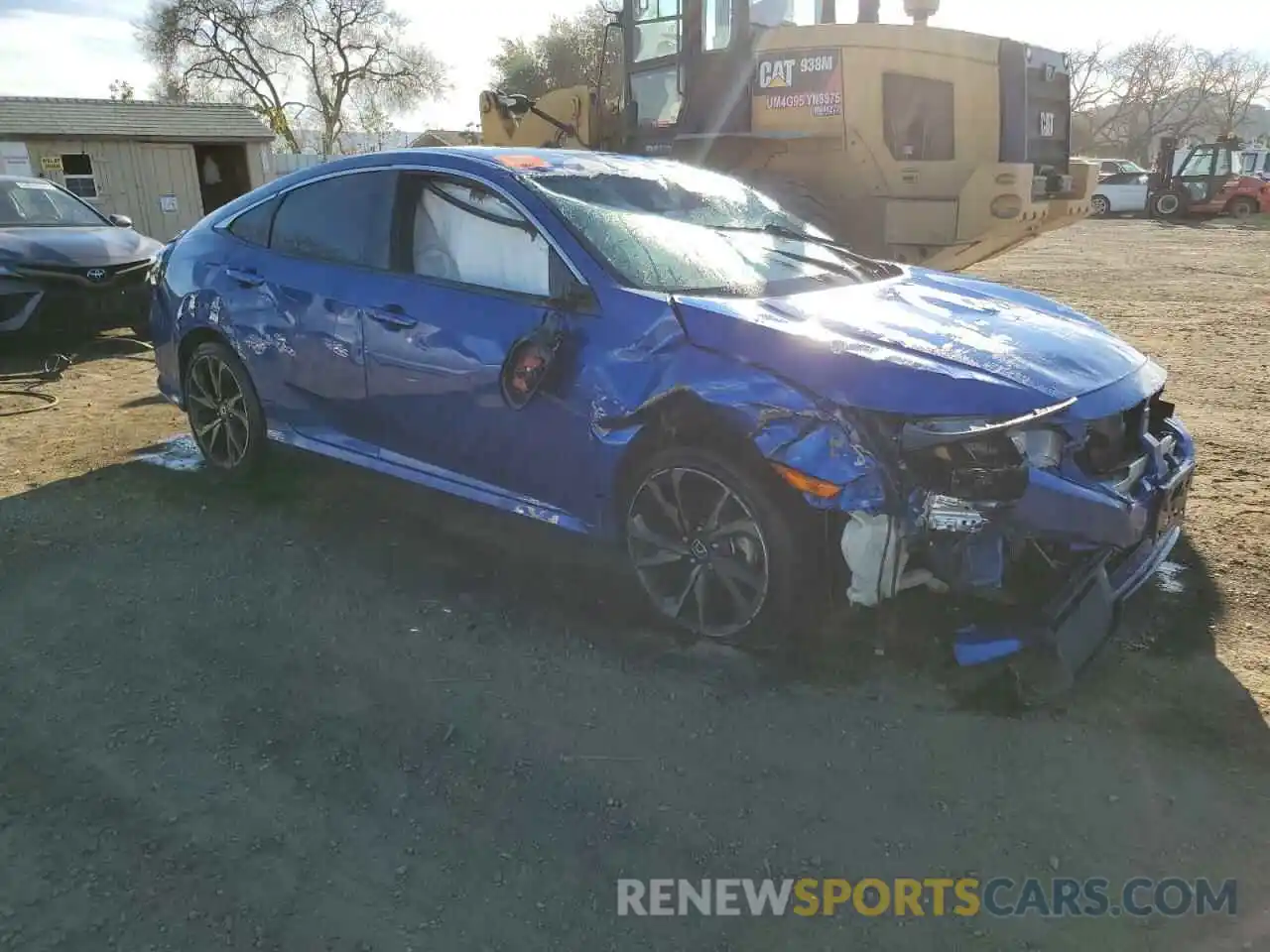 4 Photograph of a damaged car 19XFC2F89KE209242 HONDA CIVIC 2019