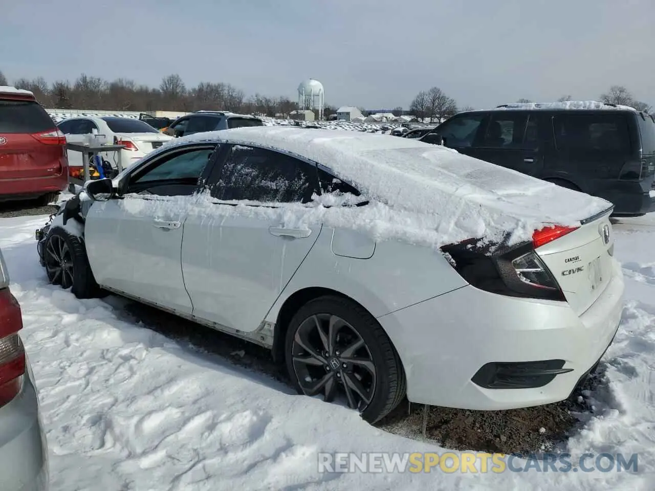 2 Photograph of a damaged car 19XFC2F8XKE019918 HONDA CIVIC 2019