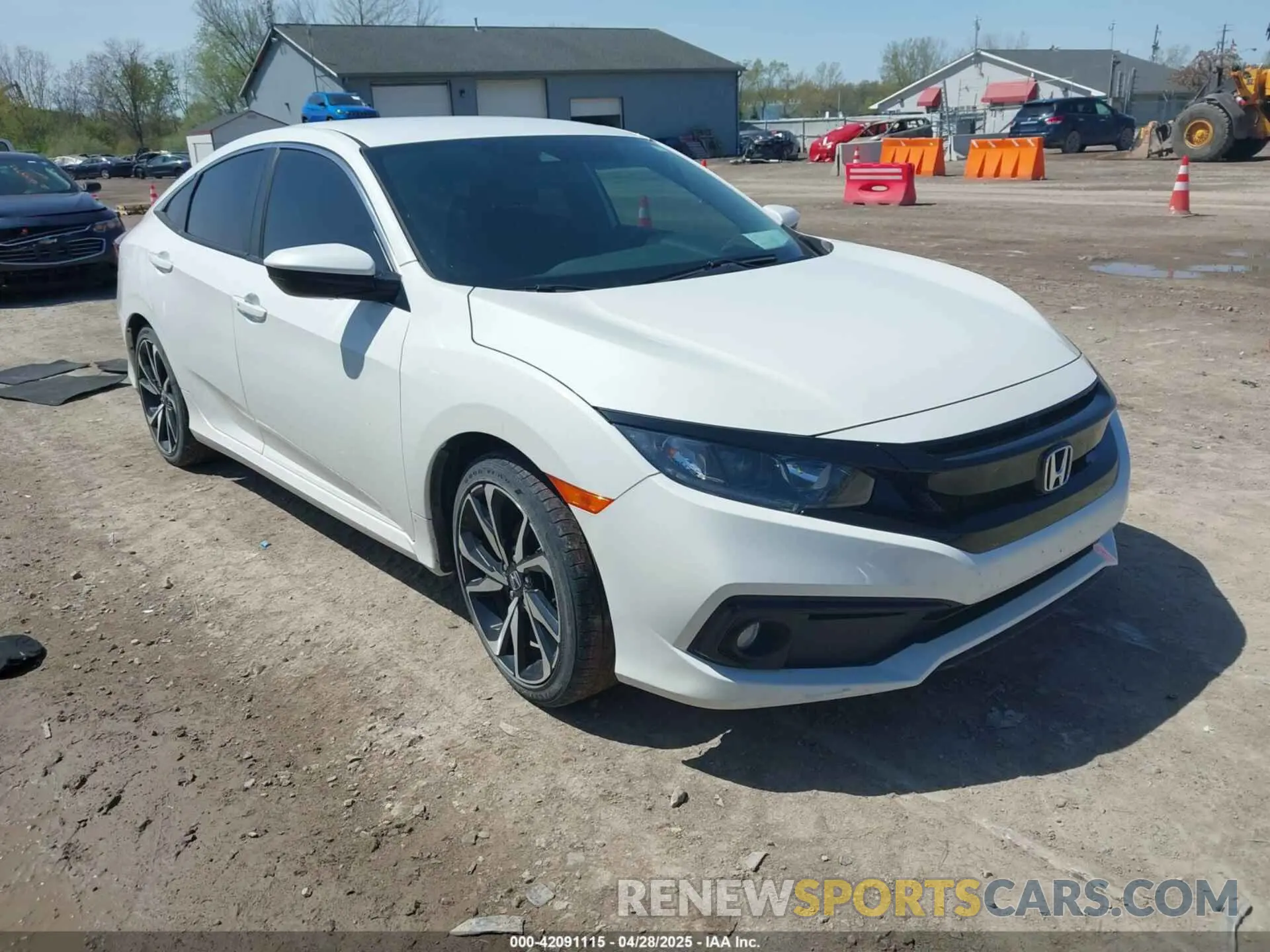 1 Photograph of a damaged car 19XFC2F8XKE026657 HONDA CIVIC 2019