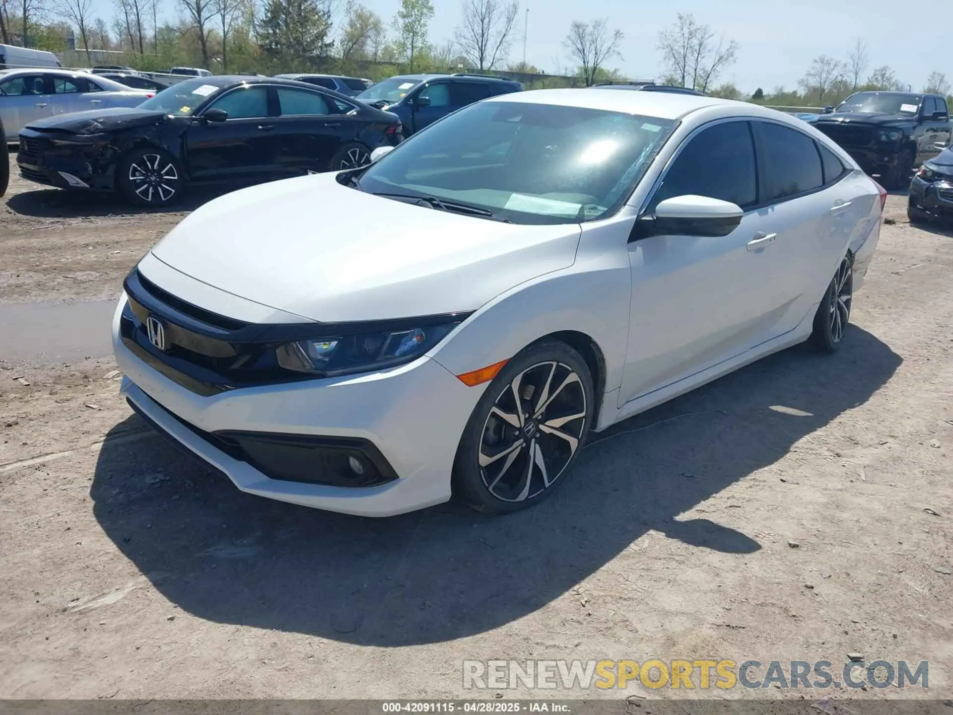 2 Photograph of a damaged car 19XFC2F8XKE026657 HONDA CIVIC 2019