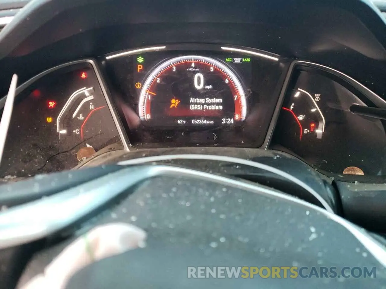 9 Photograph of a damaged car 19XFC2F8XKE035360 HONDA CIVIC 2019