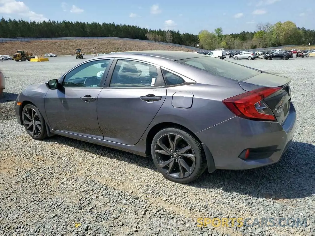 2 Photograph of a damaged car 19XFC2F8XKE037559 HONDA CIVIC 2019