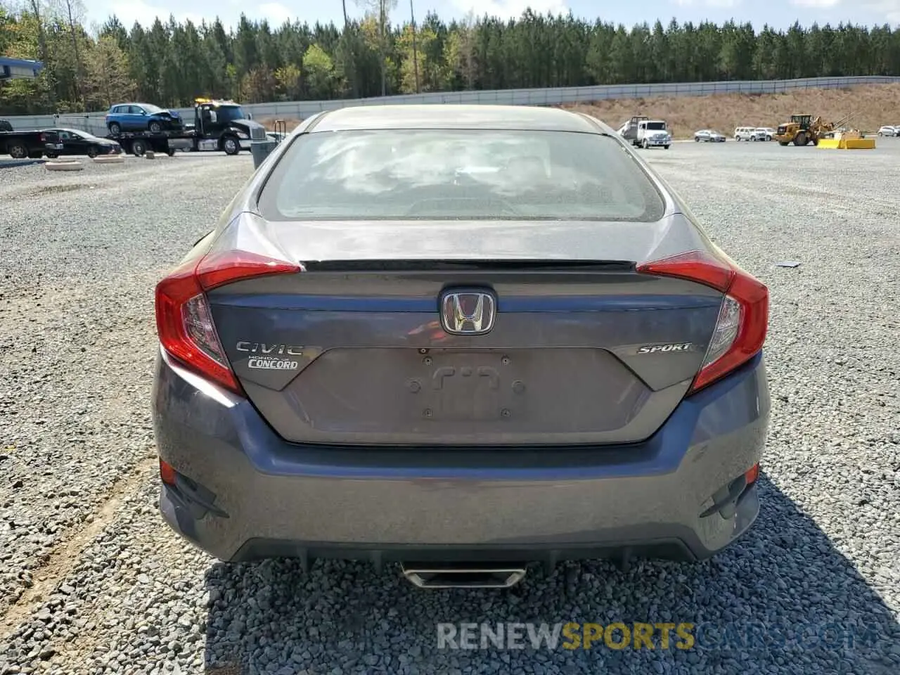 6 Photograph of a damaged car 19XFC2F8XKE037559 HONDA CIVIC 2019